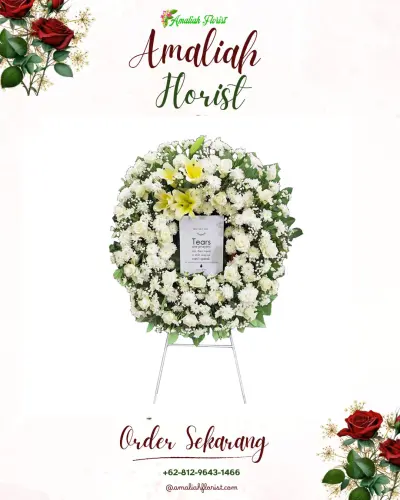 Krans Bunga Duka Cita di Watuurip